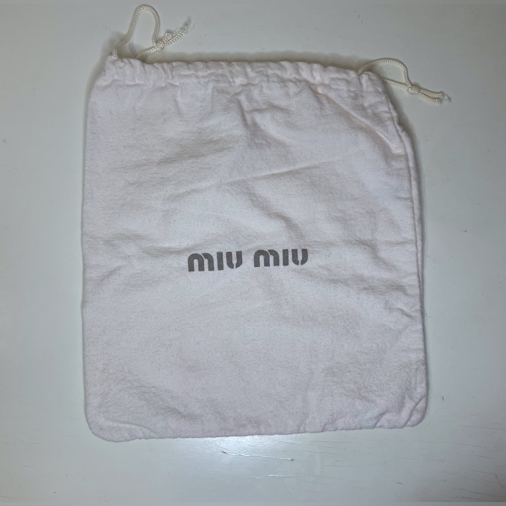 Miu Miu Cream Dust‎ Bags 9,5”x 10,5”
